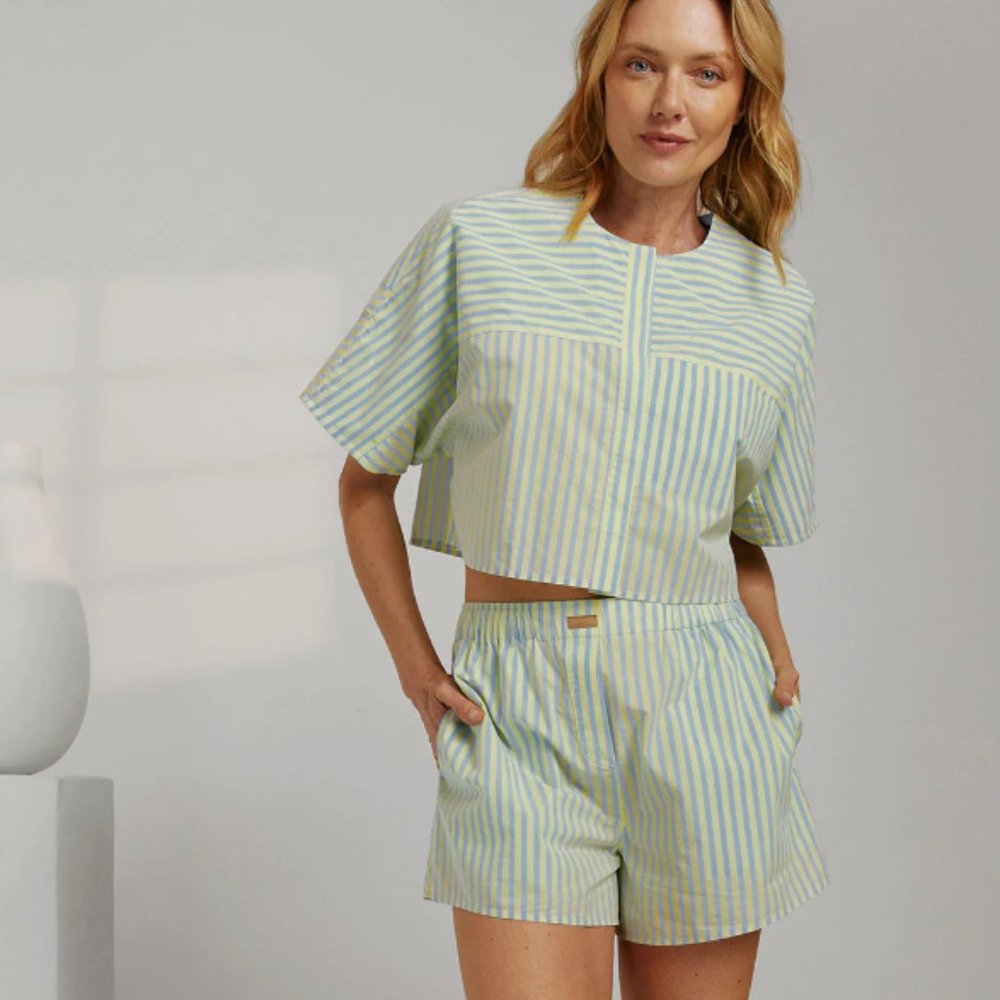 Lunya Cotton Dolman set XS - NWT